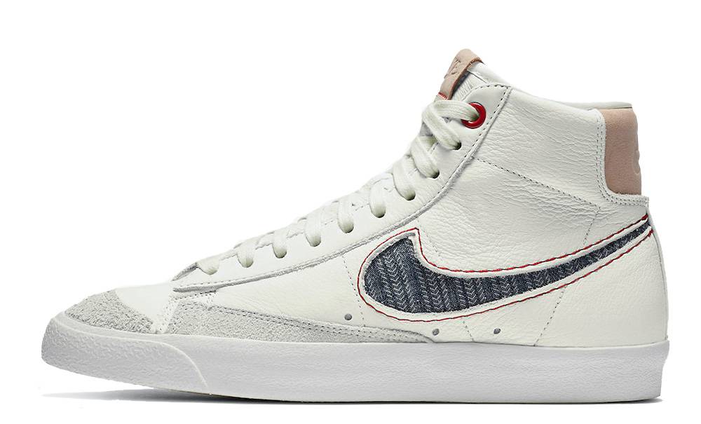 nike blazer black and white