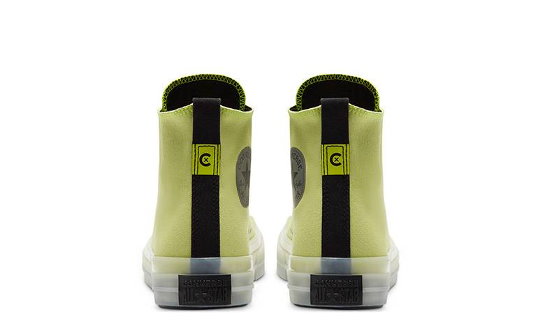 Hi-Vis x Converse Chuck Taylor All Star CX High Top Lemon Venom 169604C back