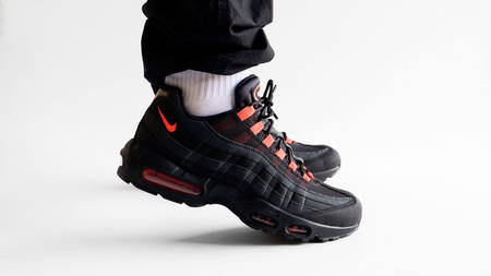 The Nike Air Max 95 "Laser Crimson" is the Perfect Winter Crep The Nike Air Max 95 "Laser Crimson" is the Perfect Winter Crep