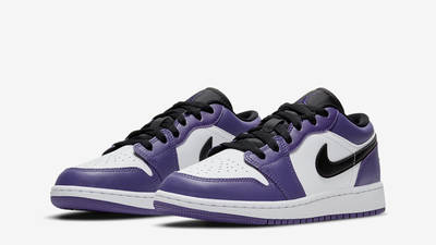 Jordan 1 Low GS Court Purple