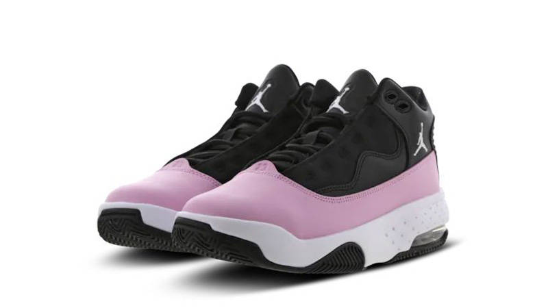 jordan max aura pink and black