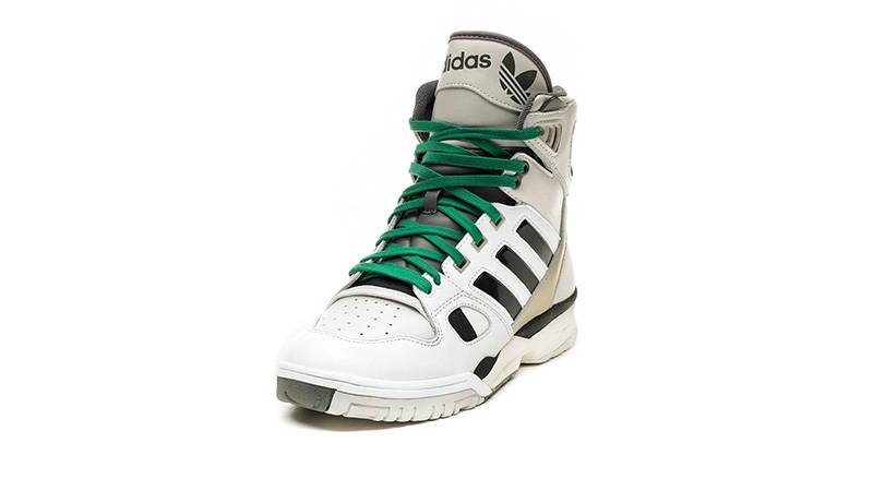 Kid Cudi x adidas Torsion Artillery Hi White Green FZ0884 front