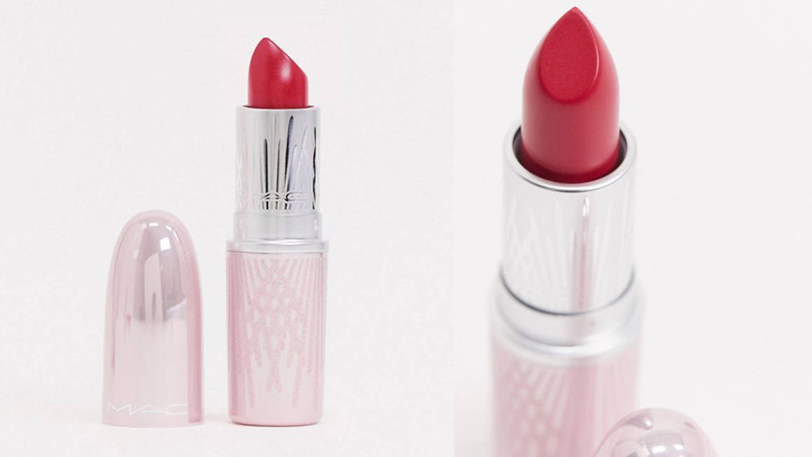MAC christmas red lipstick