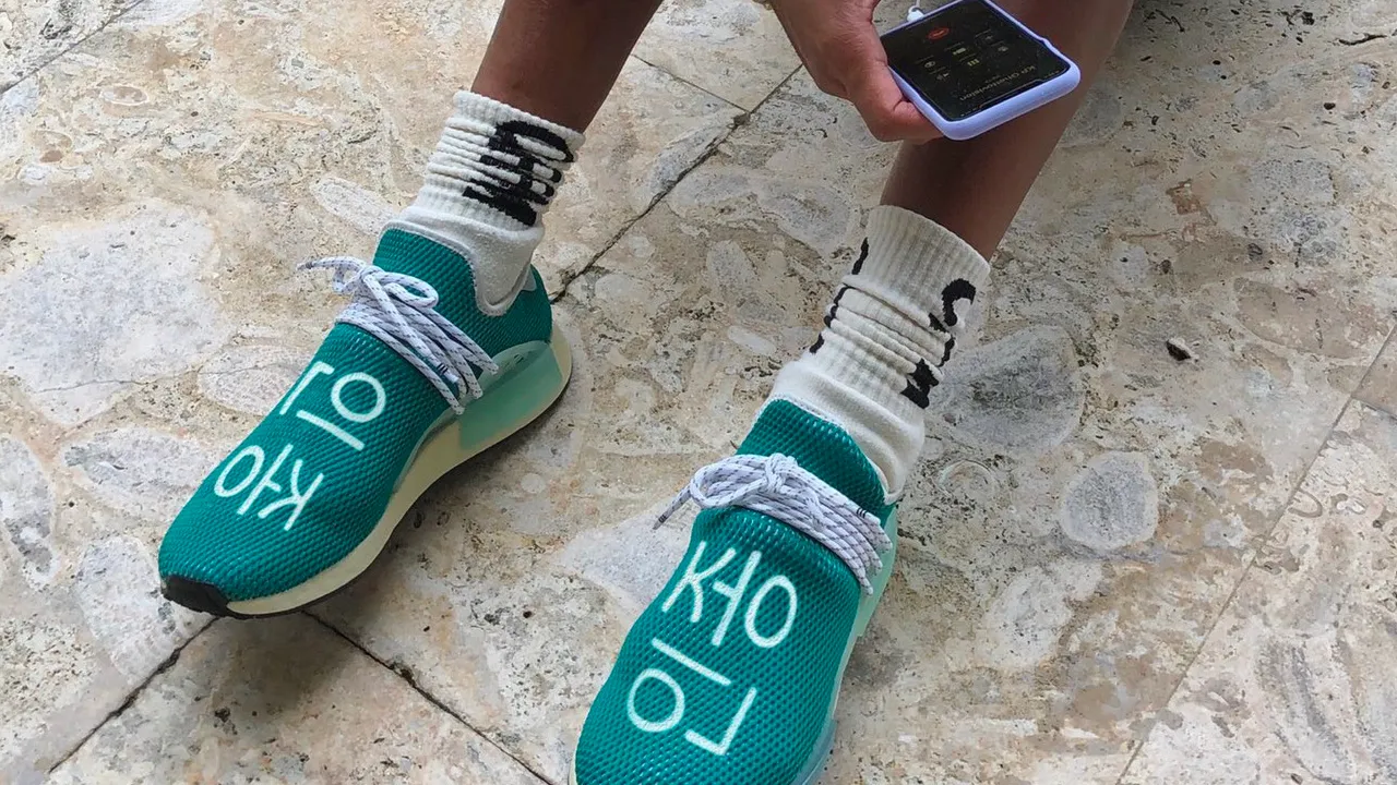 Adidas NMD Hu Pharrell 'Dash Green' 9