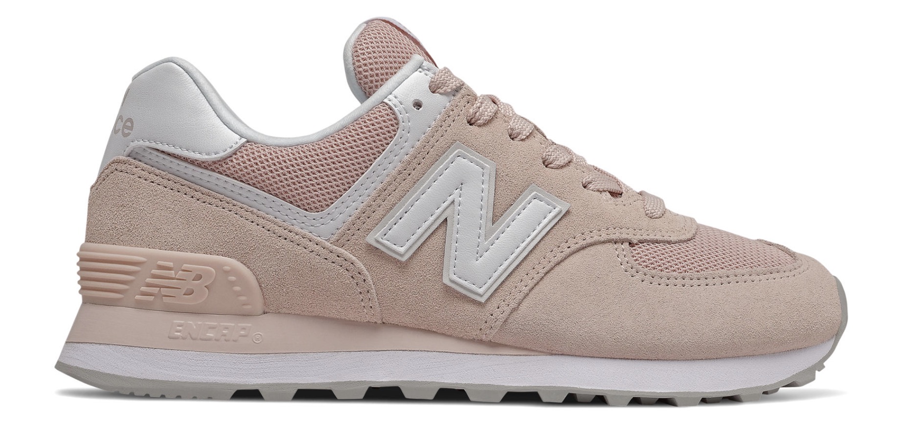 New Balance 574 Smoked Salt White