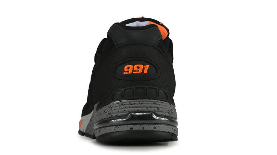 new balance 991 black orange