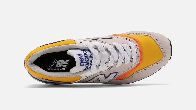 New Balance 997 Grey Orange Middle