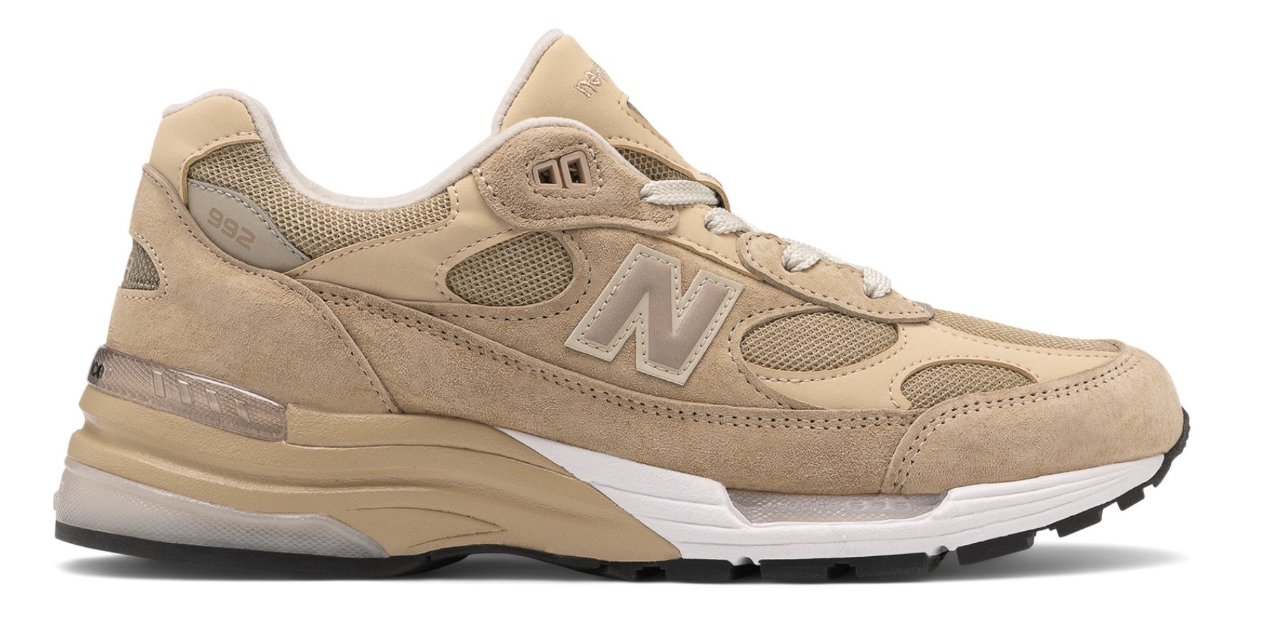 New Balance Made In US 992 Tan White