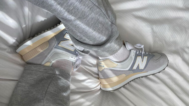 New balance 574 grey cream