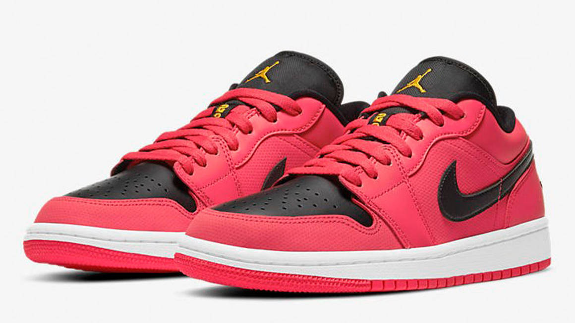 A Bright Red Nike Air Jordan 1 Low Has Been Unveiled | The Sole Supplier