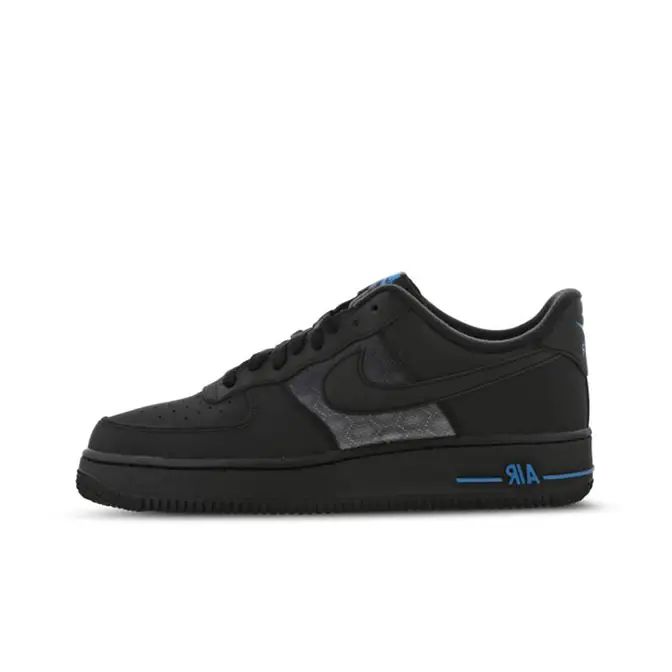 Nike Air Force 1 07 LV8 Black Blue | Where To Buy | DC9558-001 | The ...