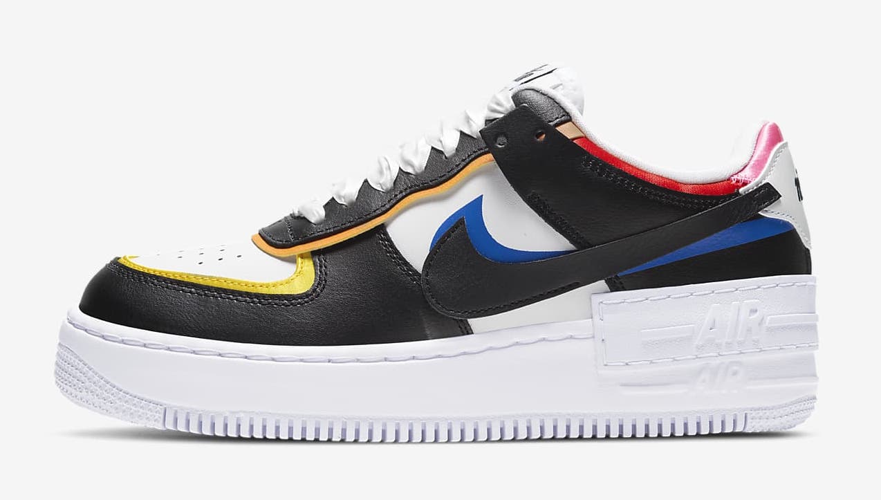Nike Air Force 1 '07 White Black Pink Glow