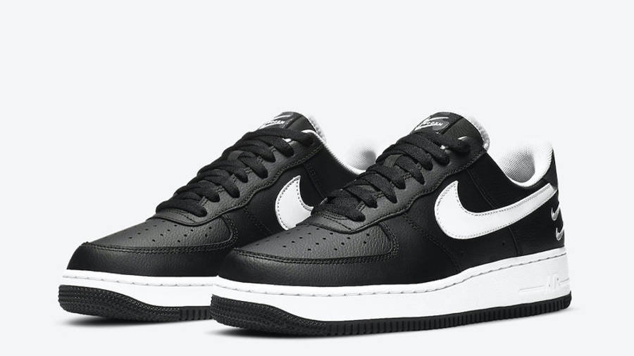 Decorative Props illegal Nike Air Force 1 Low Double Swoosh Black White | Where To Buy | CT2300-001  | The Sole Supplier