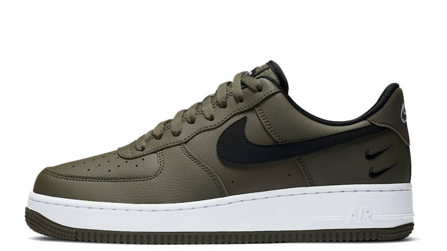 olive green and black air force 1