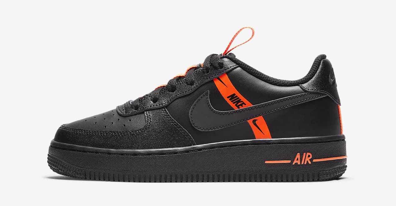 Nike Air Force 1 LV8 Black Orange