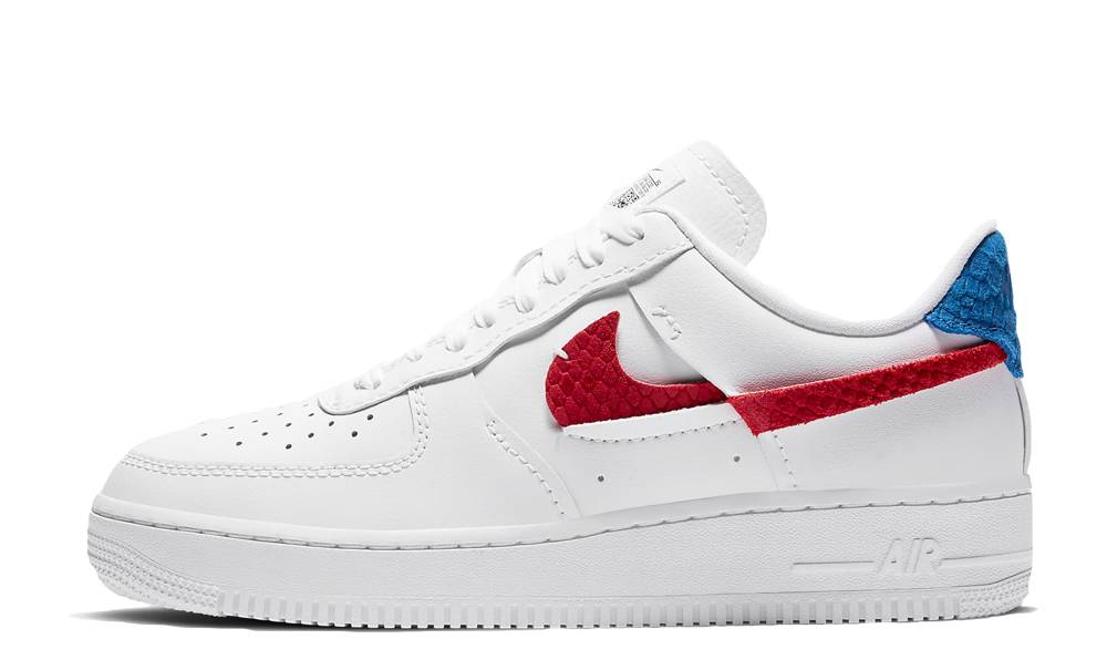 Nike Air Force 1 LXX Snakeskin White Red | Where To Buy | DC1164 