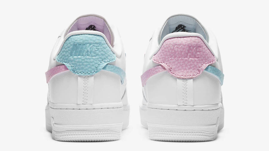 white and pink air force 1