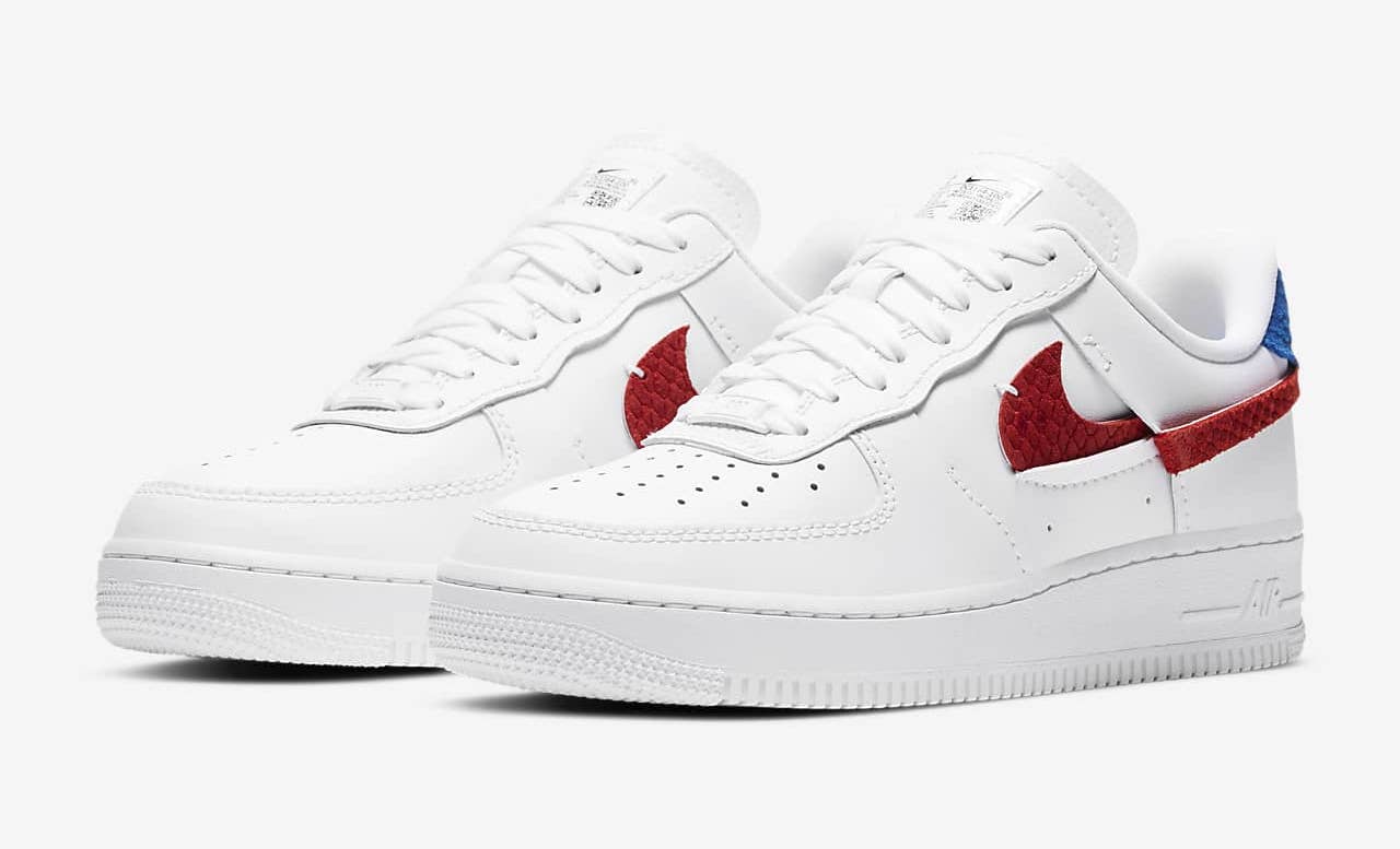 Nike Air Force 1 LXX White:University Red:Game Royal