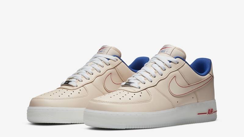 Nike Air Force 1 Low Beige Blue Front