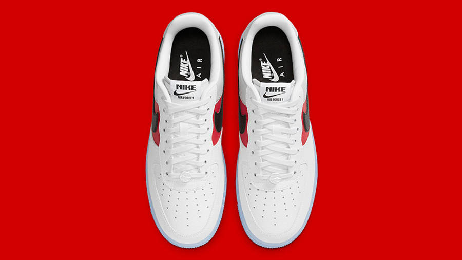 Nike Air Force 1 Low EMB White Red | Where To Buy | CT2295-110 