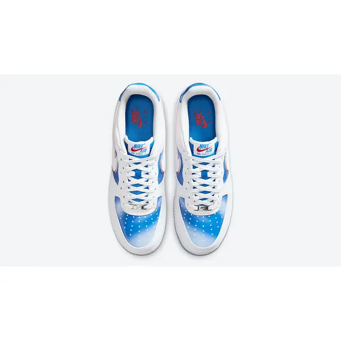 Nike Air Force 1 Low White Blue Red | Where To Buy | DC1404-100 | The ...