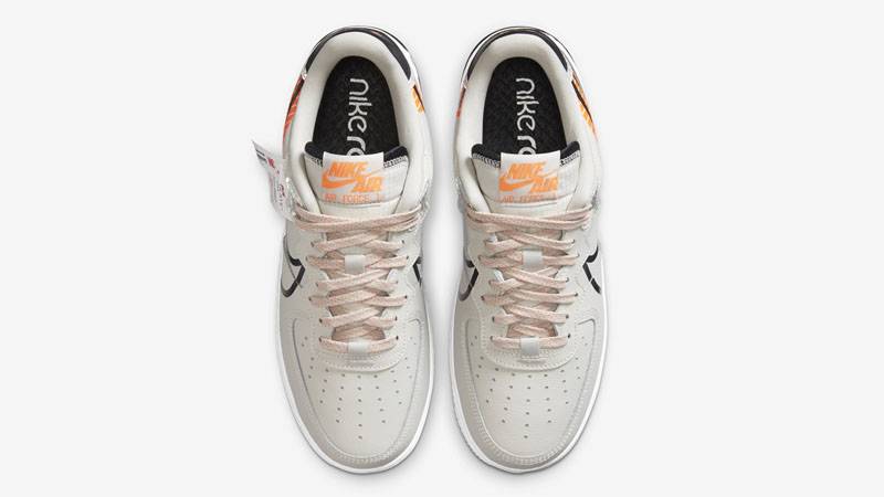 Nike Air Force 1 React 3M Grey Orange Middle