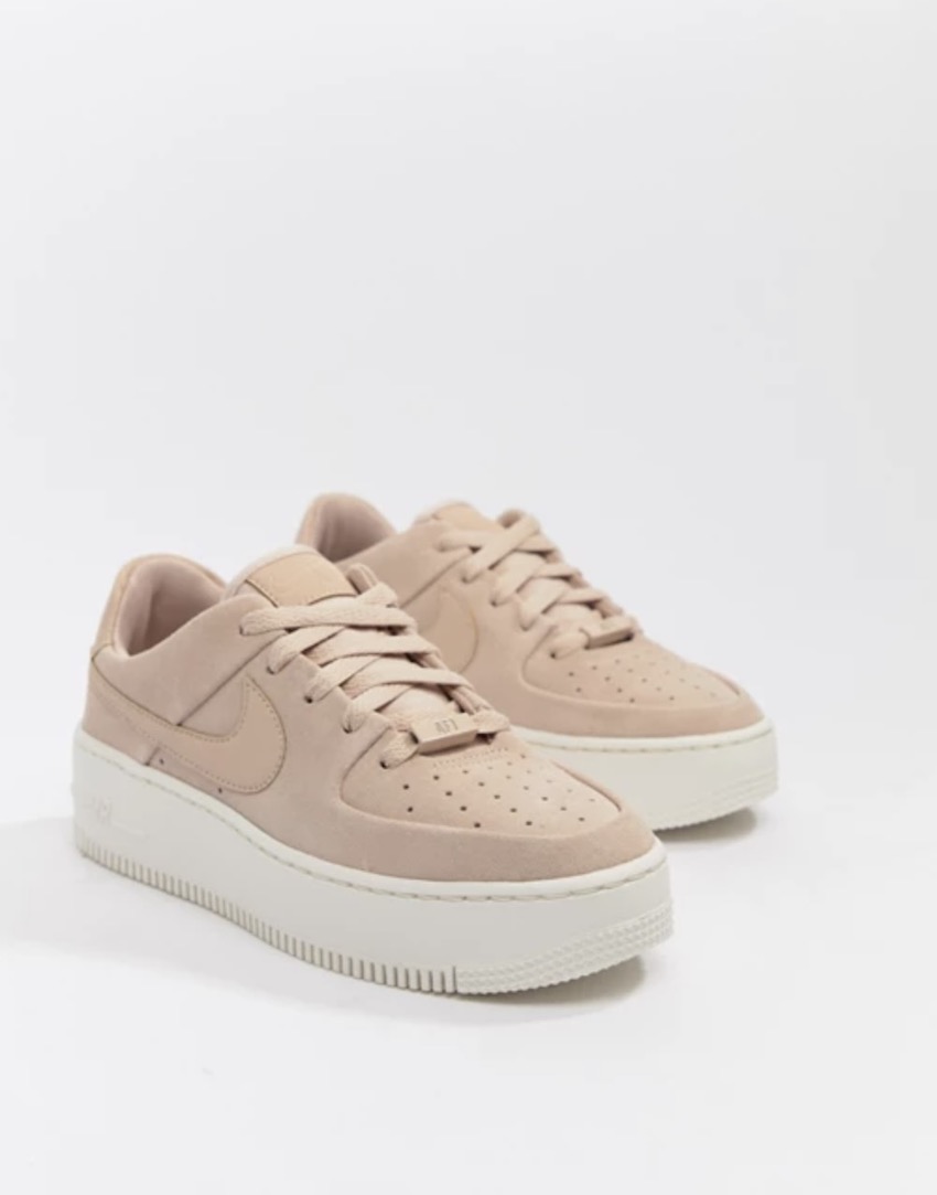 Nike Air Force 1 Sage trainers in pink