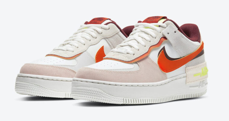 Nike Air Force 1 Shadow Team Red Cream