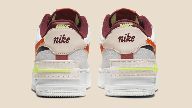 Nike Air Force 1 Shadow Team Red Cream Volt copy