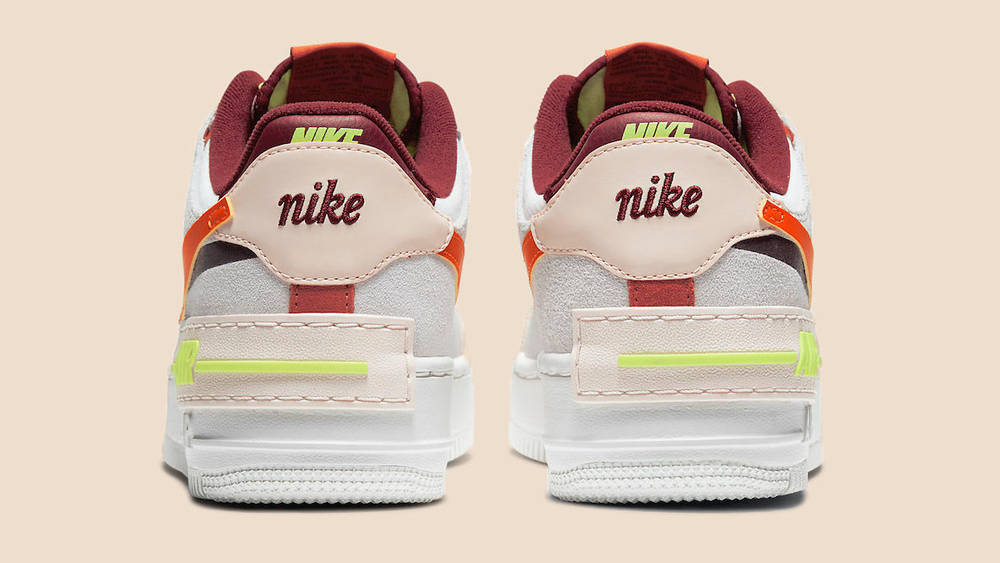 Nike Air Force 1 Shadow Team Red Cream Volt copy Nike Air Force 1 Shadow Team Red Cream Volt copy