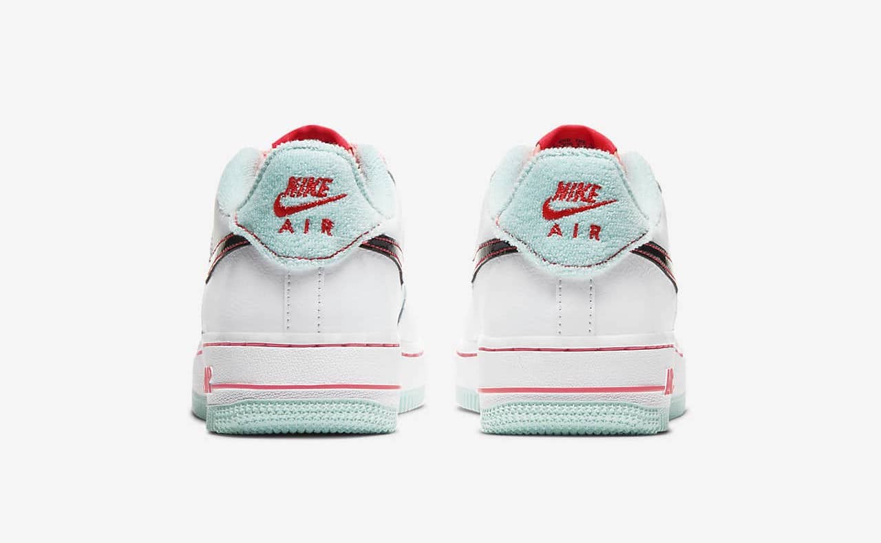 Nike Air Force 1 White Atomic Pink Blue