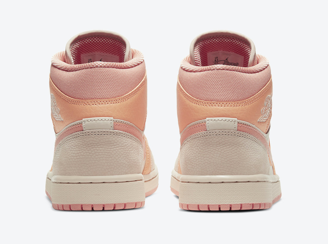 peach color jordan 1s