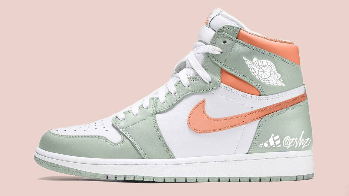 A First Look At The Women's Air Jordan 1 High OG 'Seafoam' | The Sole ...