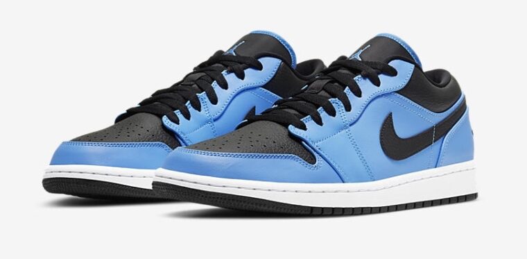 Nike Air Jordan 1 Low Black Blue