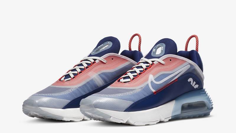 Nike Air Max 2090 USA Chile Red Royal Blue Front