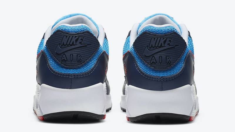 Nike Air Max 90 Photo Blue University Red Back
