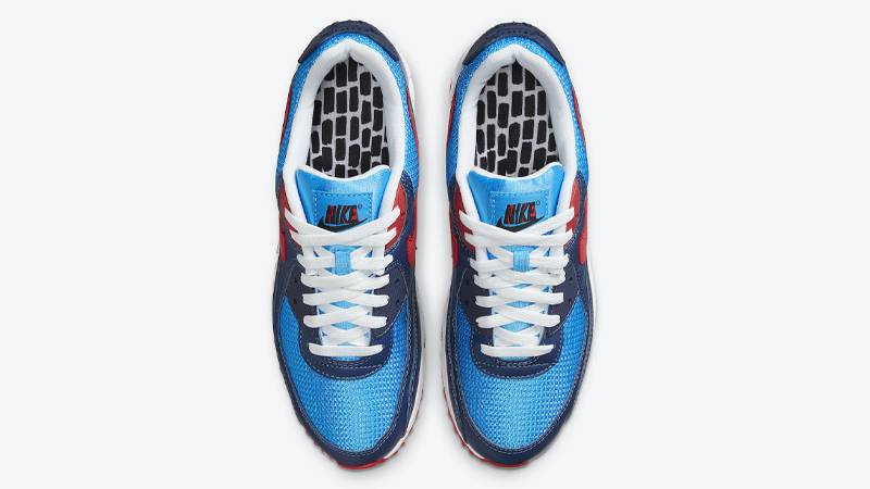 Nike Air Max 90 Photo Blue University Red Middle