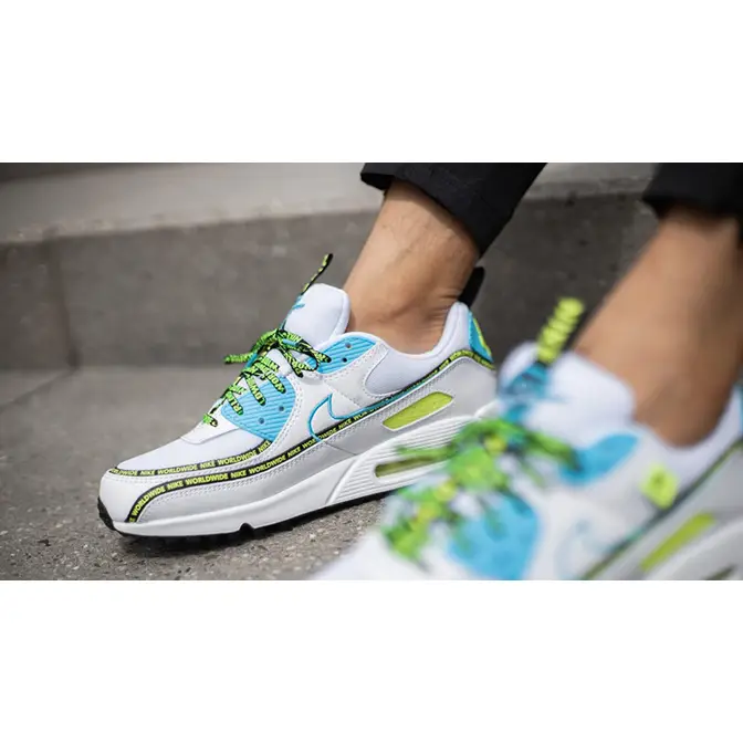 Nike Air Max 90 Worldwide White Volt Where To Buy CZ6419 100