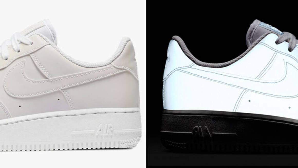 Check Out The Reflective Upper On This Crazy Air Force 1 | The Sole ...