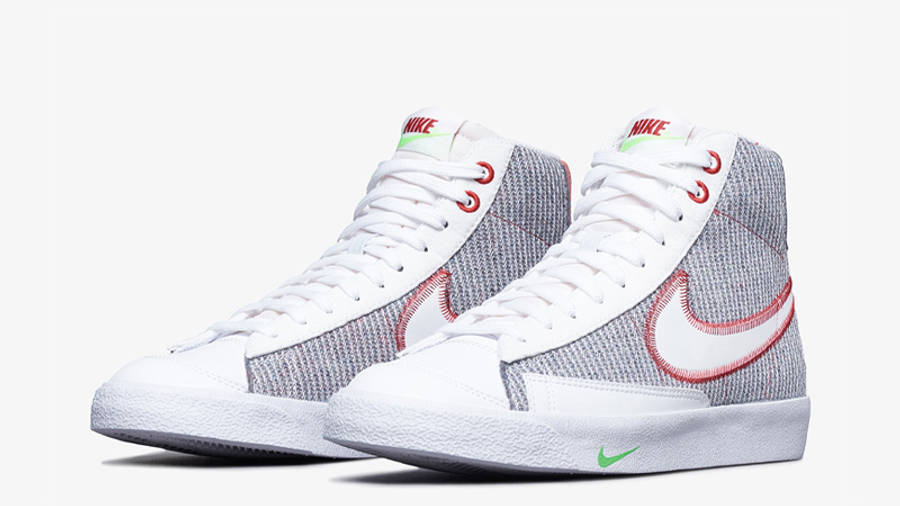 Nike Blazer Mid 77 Recycled Jerseys Grey White | Where To Buy | CW5838-022  | The Sole Supplier