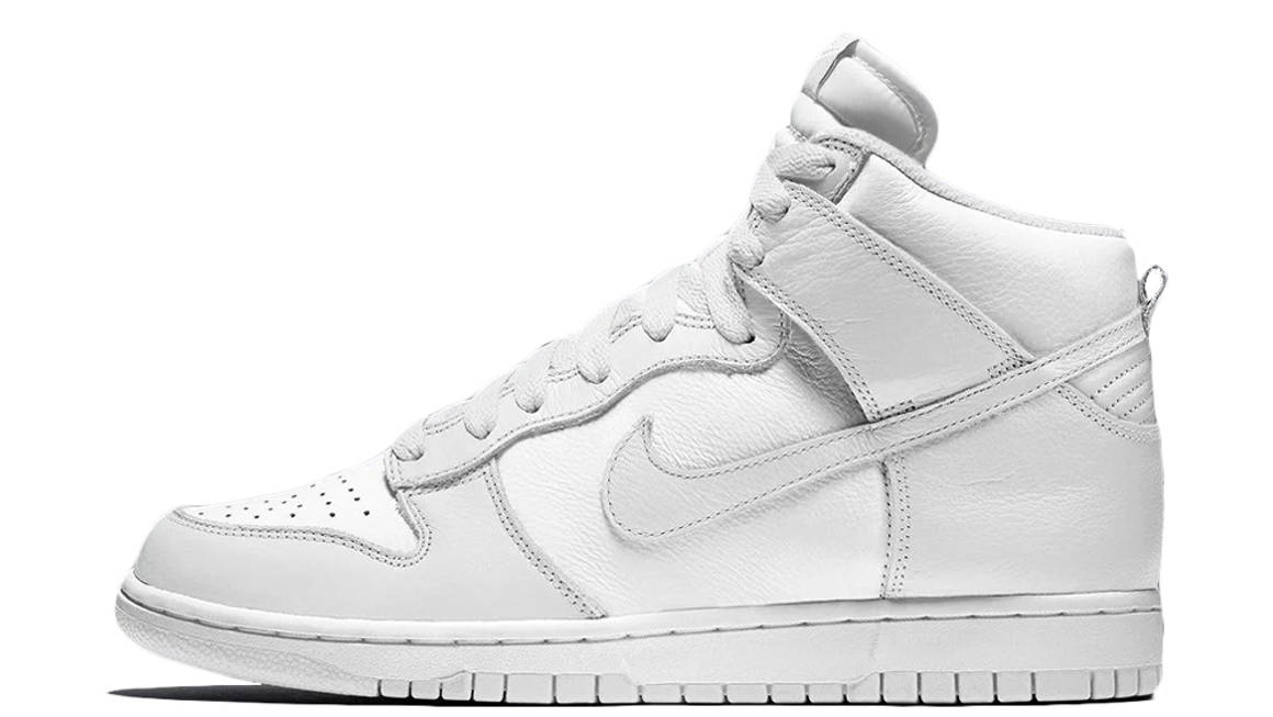 The Nike Dunk High Looks Ultra-Clean In This 'Pure Platinum' Colourway ...