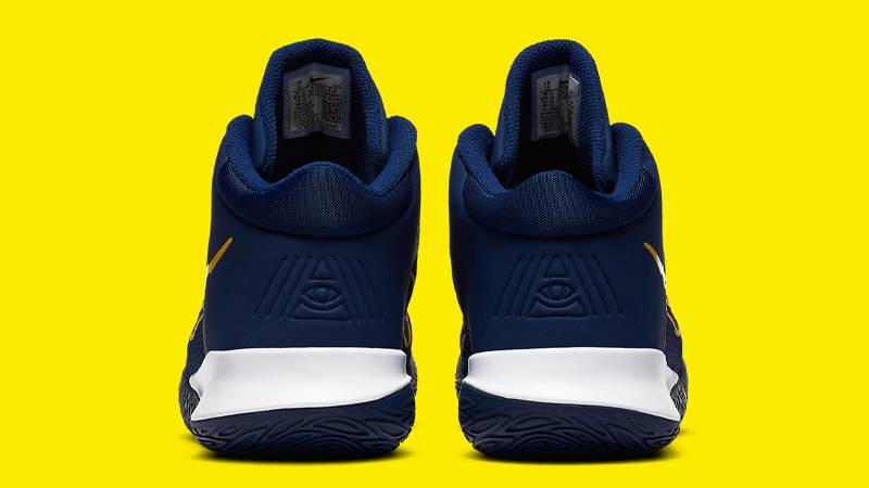 Nike Kyrie Flytrap 4 Navy Yellow Back