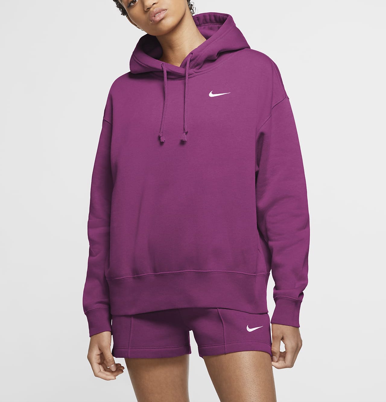 Nike Sportswear Fleece Hoodie Cactus Flower WhiteÂ 