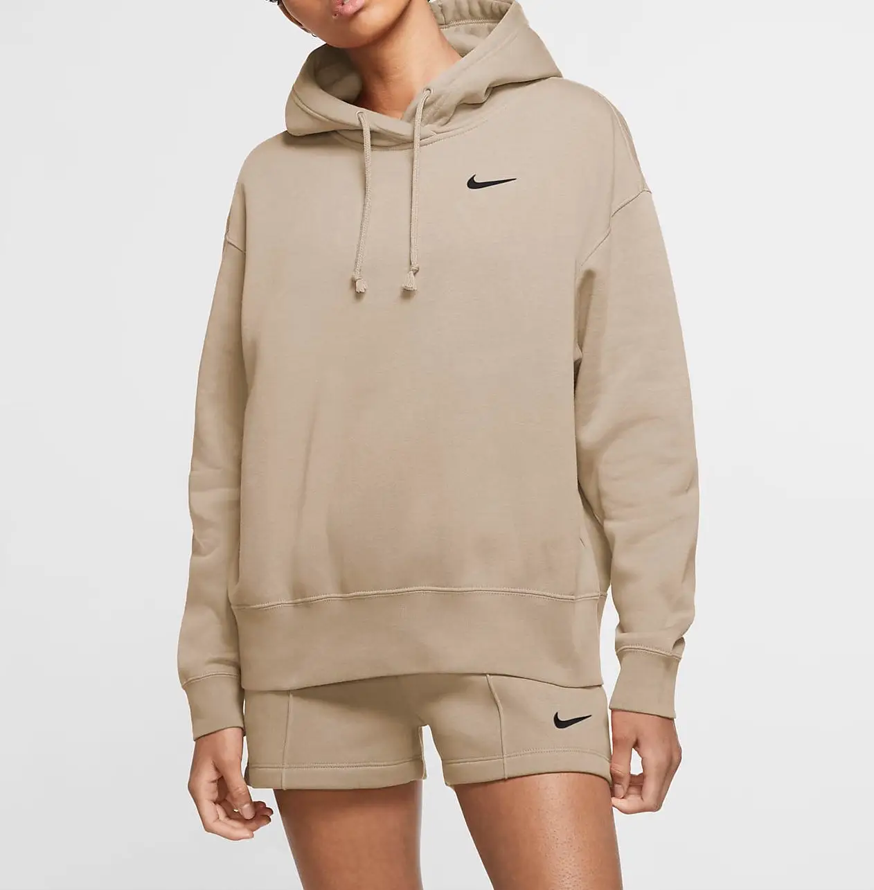 Nike Sportswear Fleece Hoodie Oatmeal