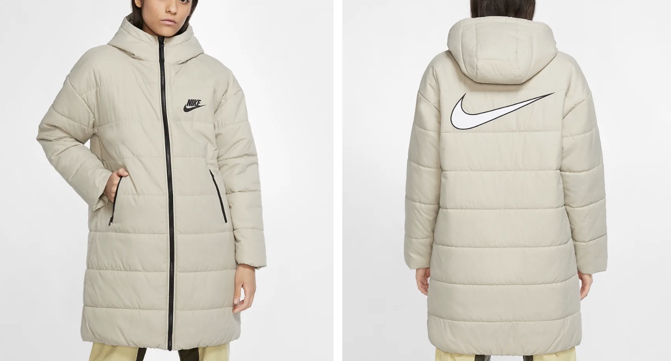 Nike Sportswear Synthetic-Fill Parka Stone
