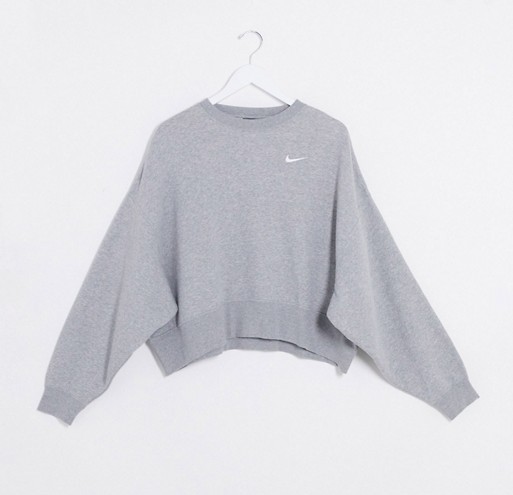 Nike Sportsweat Sweatshirt Grey