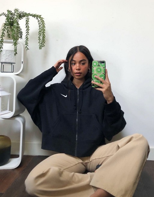Nike Zip Hoodie Black