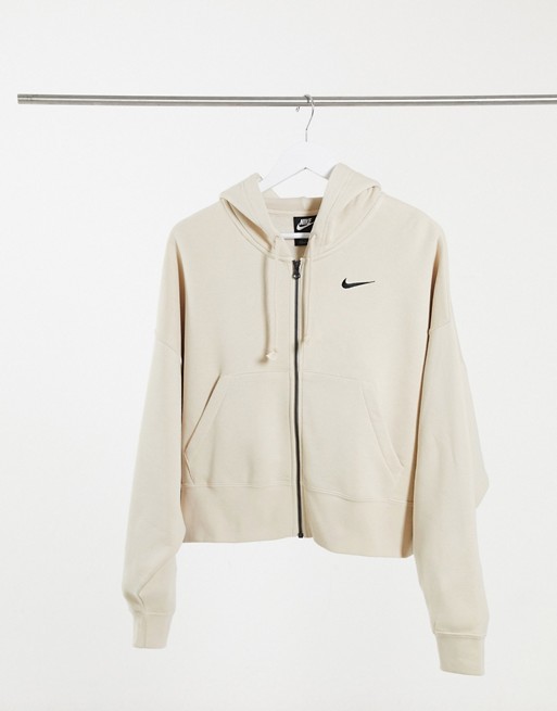 Nike Zip Hoodie Oatmeal