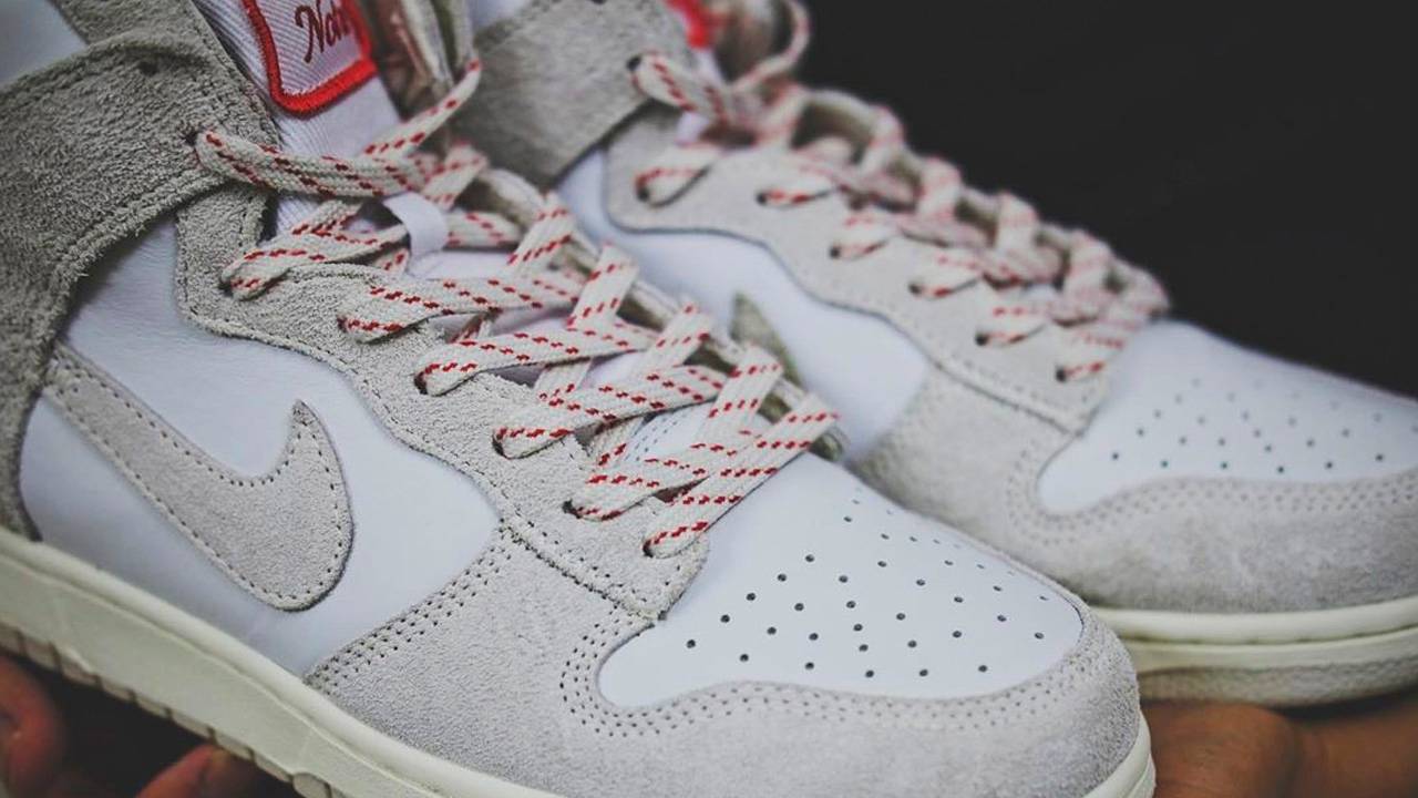 notre x nike dunk high light orewood brown