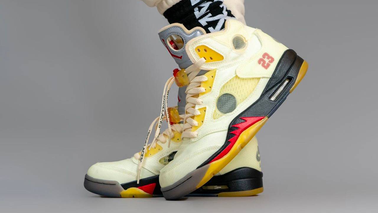 Off-White x Air Jordan 5 "Sail"